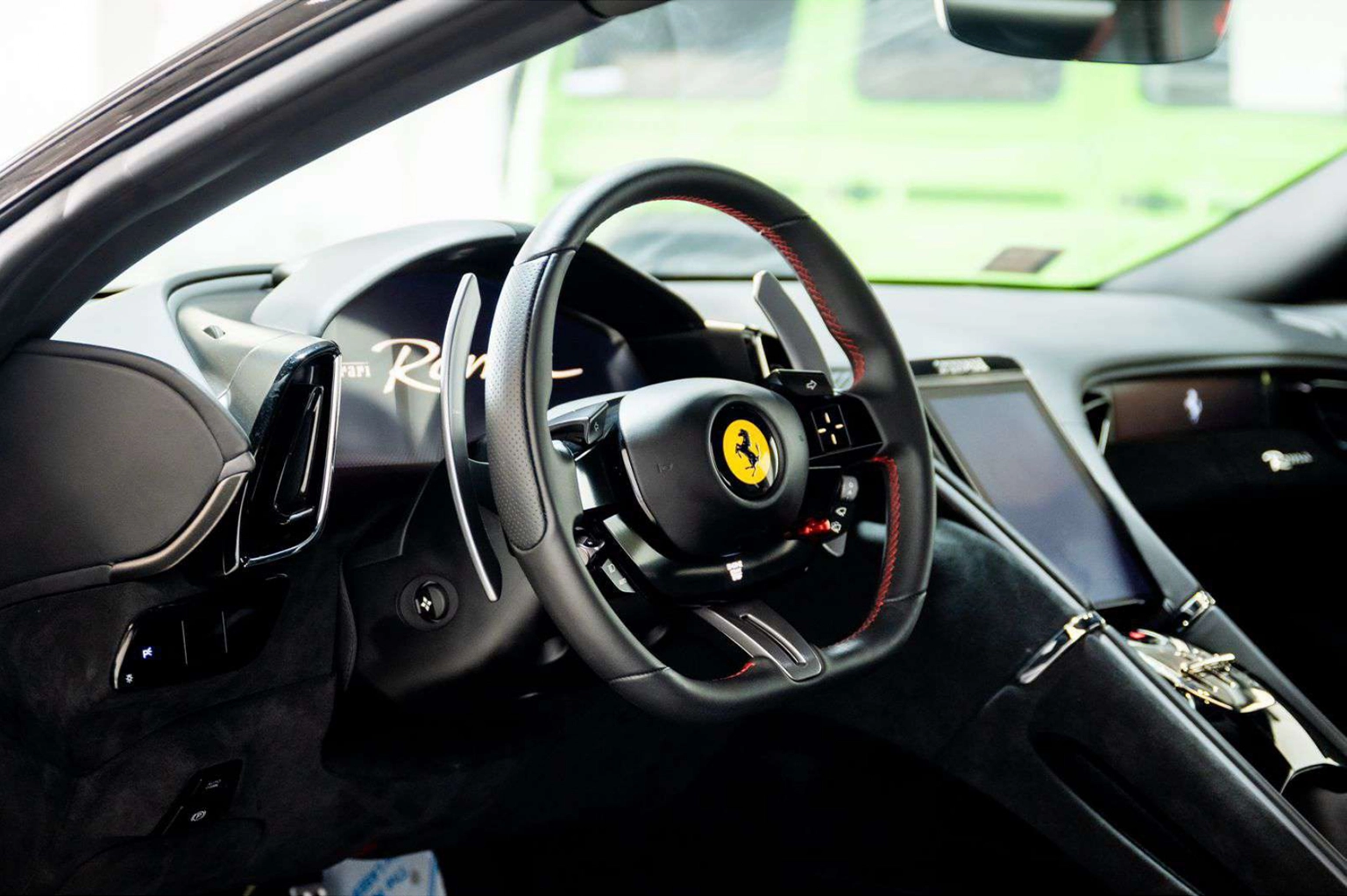 Hire Ferrari Roma Black in Dubai photo 4