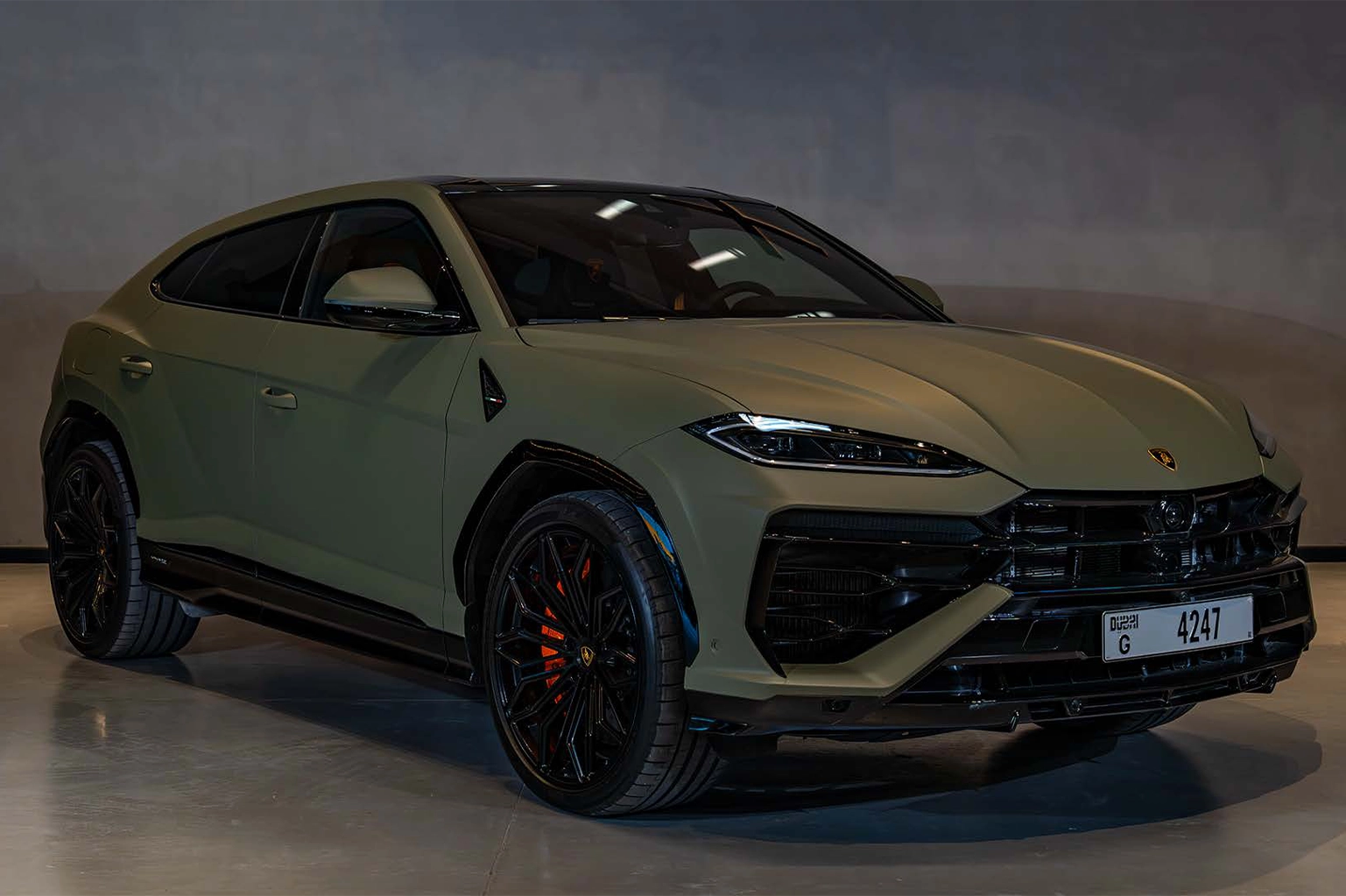 Rent a Lamborghini Urus SE Sand Beige in Dubai