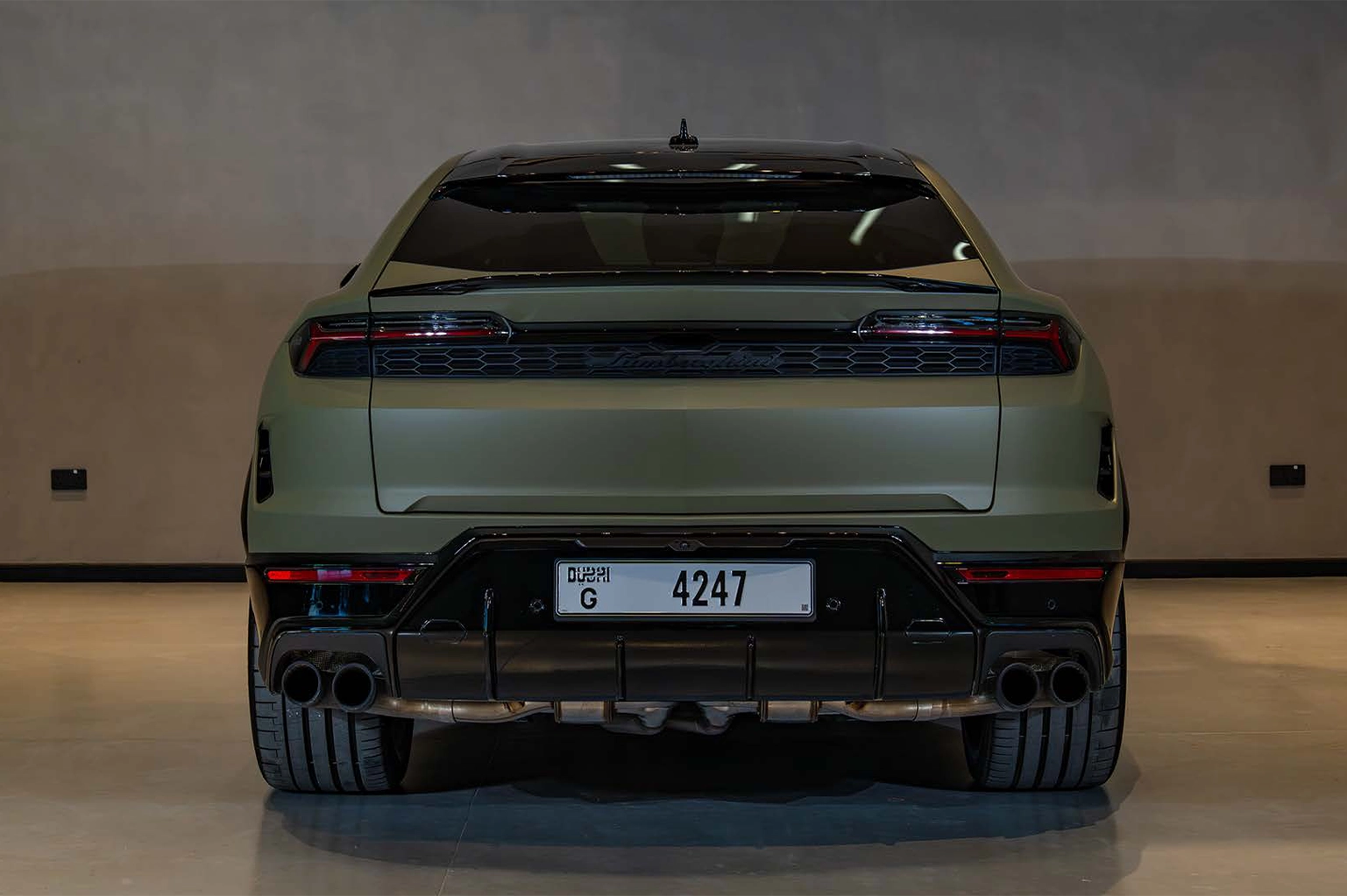 Rent a Lamborghini Urus SE Sand Beige in Dubai photo 3