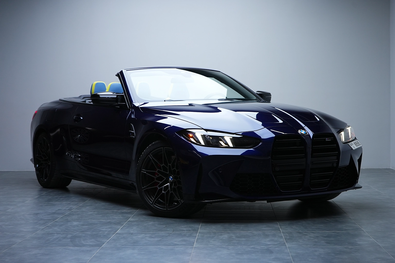 Rent a BMW M4 Competition Navy Blue in Dubai photo 3