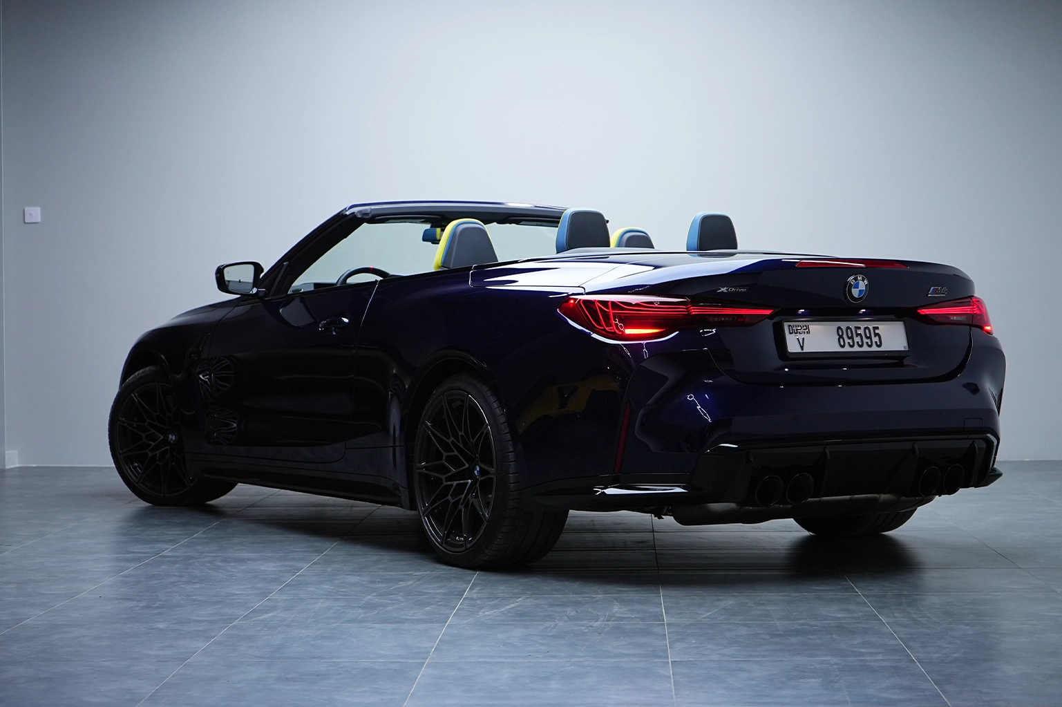 Rent a BMW M4 Competition Navy Blue in Dubai photo 4