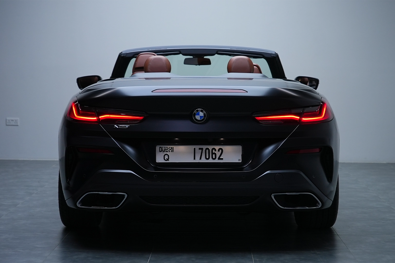 Rent BMW 840i Convertible Black in Dubai photo 2