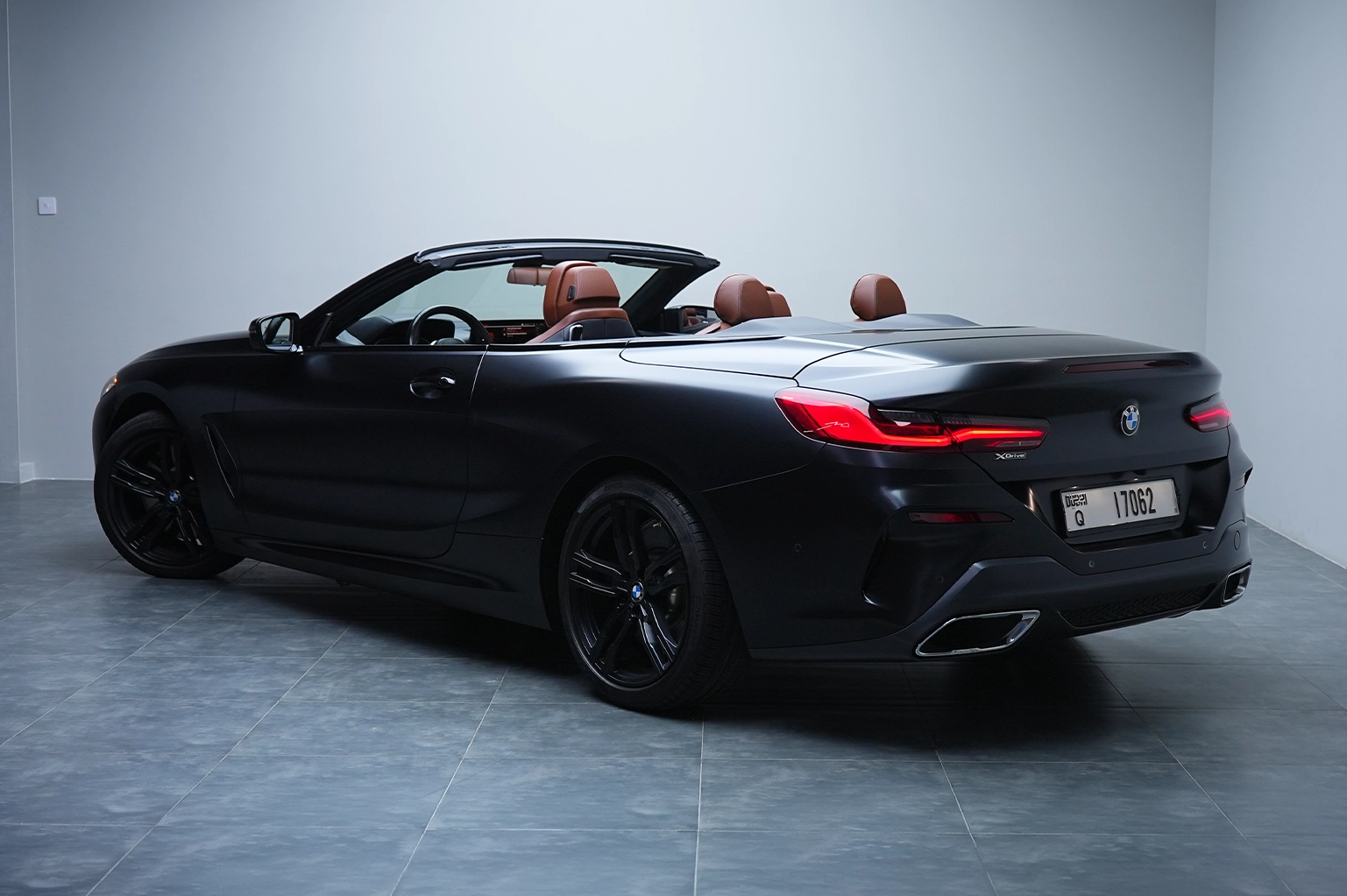Rent BMW 840i Convertible Black in Dubai photo 4