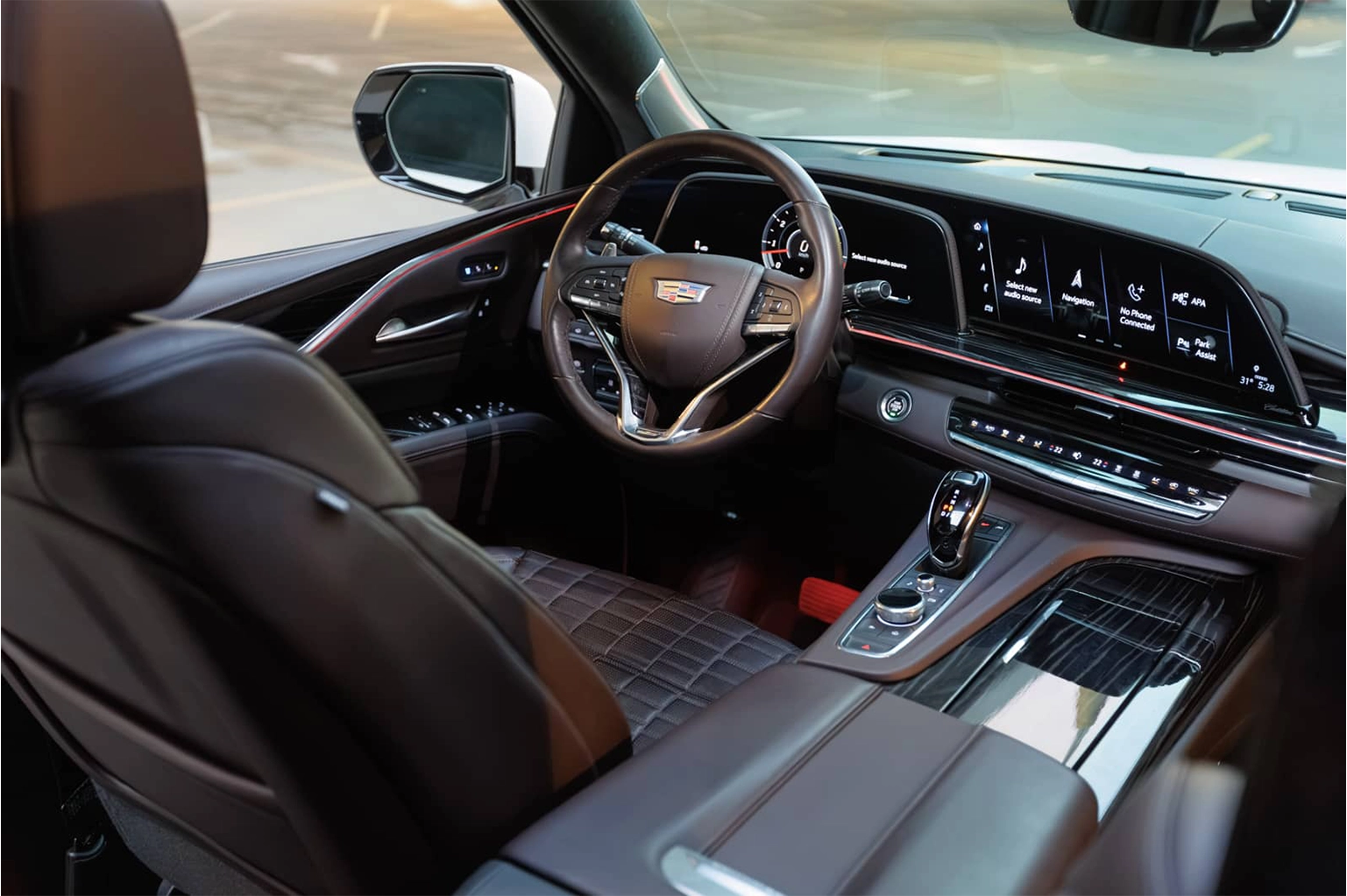 Rent a Cadillac Escalade-V Black in Dubai photo 4