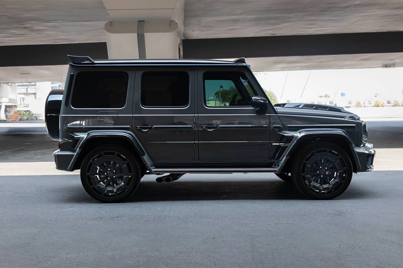 Mercedes-Benz G800 Brabus Grey Rental in Dubai photo 2