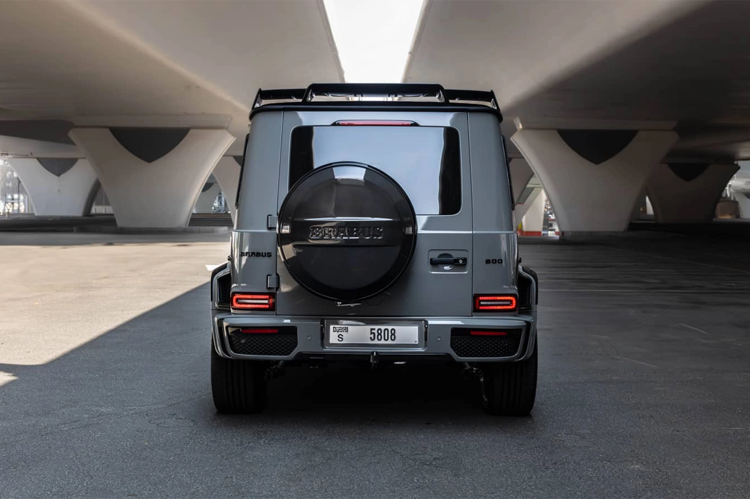 Mercedes-Benz G800 Brabus Grey Rental in Dubai photo 3