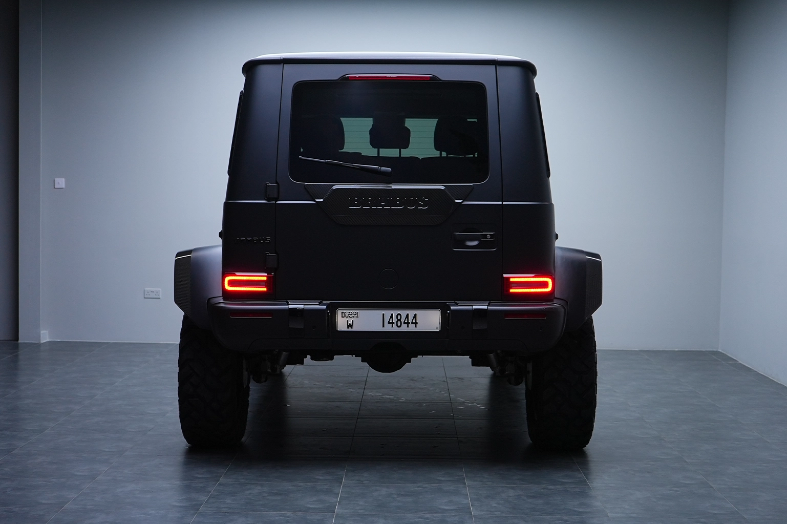 Rent a Mercedes-Benz G550 4x4 Brabus Tiffany Blue in Dubai photo 3