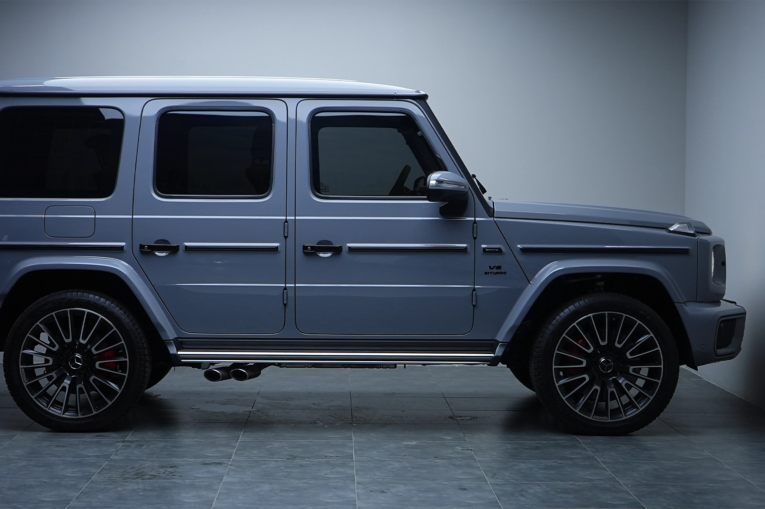 2025 Mercedes-Benz G63 AMG Nardo Grey Rental in Dubai photo 2
