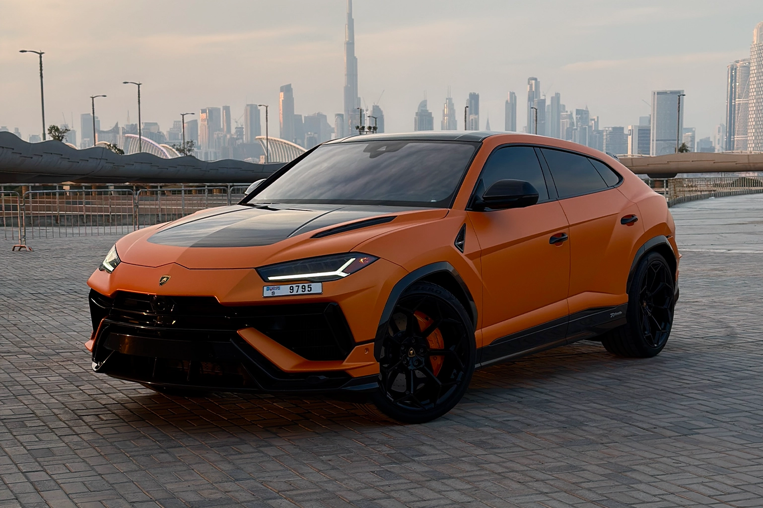 Lamborghini Urus Performante Orange Rental in Dubai