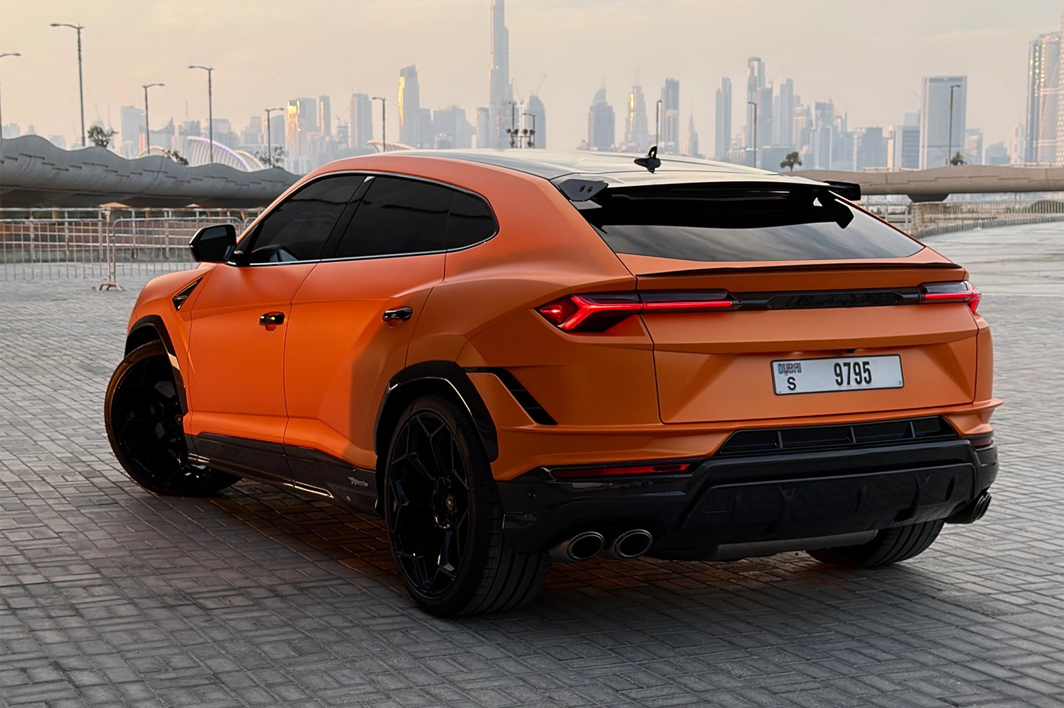 Lamborghini Urus Performante Orange Rental in Dubai photo 2