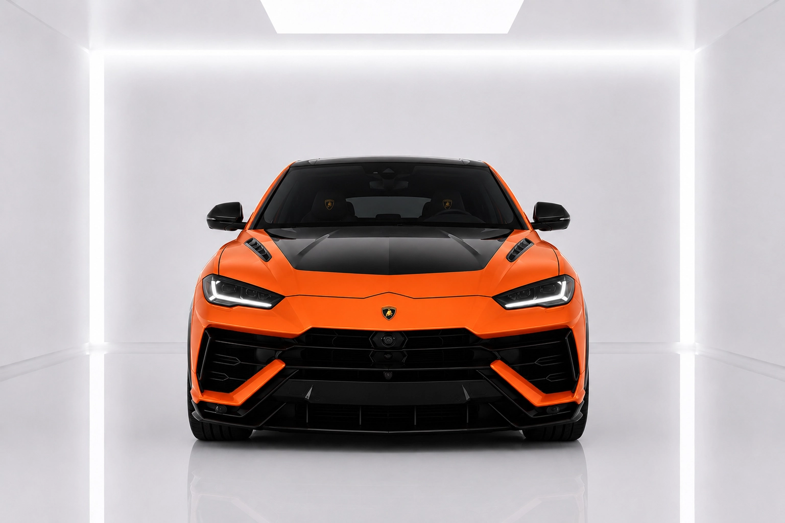 Lamborghini Urus Performante Orange Rental in Dubai photo 4
