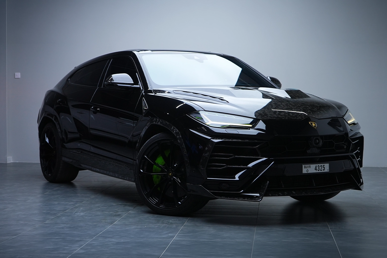 Hire Lamborghini Urus Mansory Black in Dubai photo 4