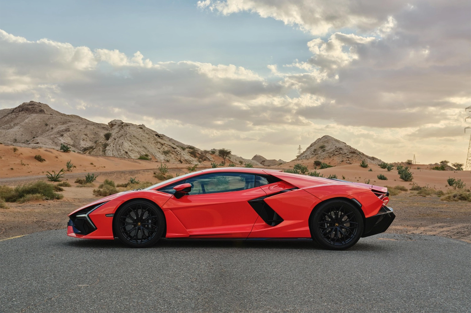 Rent a Lamborghini Revuelto Orange in Dubai photo 3