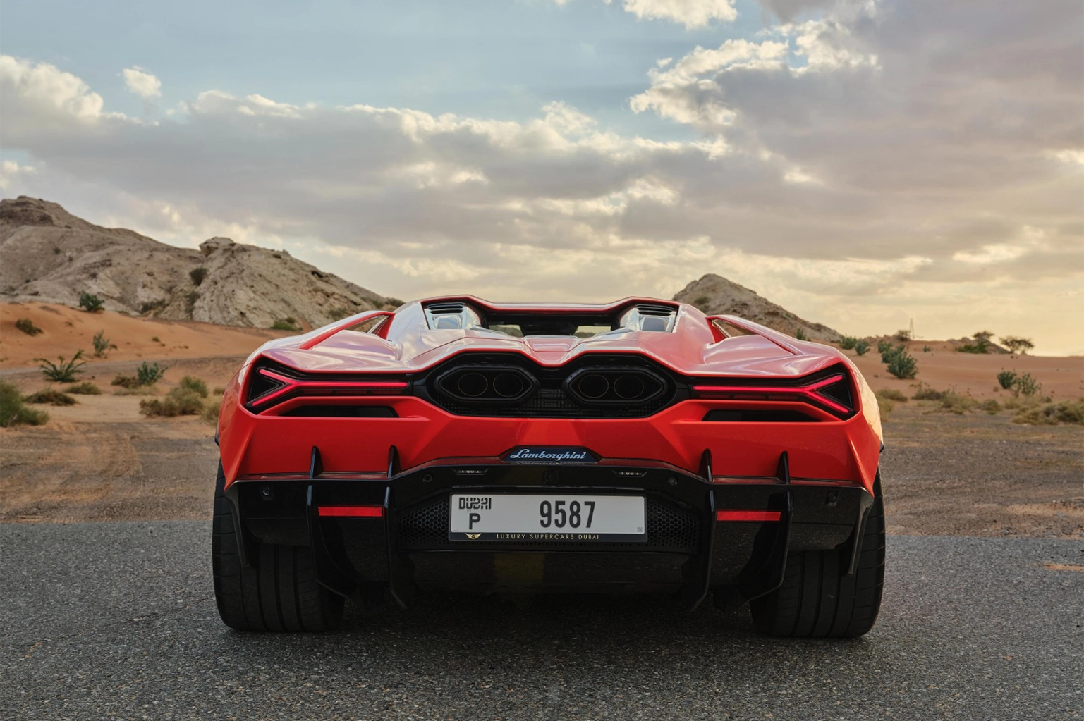 Rent a Lamborghini Revuelto Orange in Dubai photo 4
