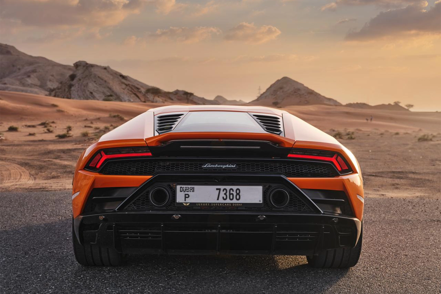 Rent Lamborghini Huracan Orange in Dubai photo 3