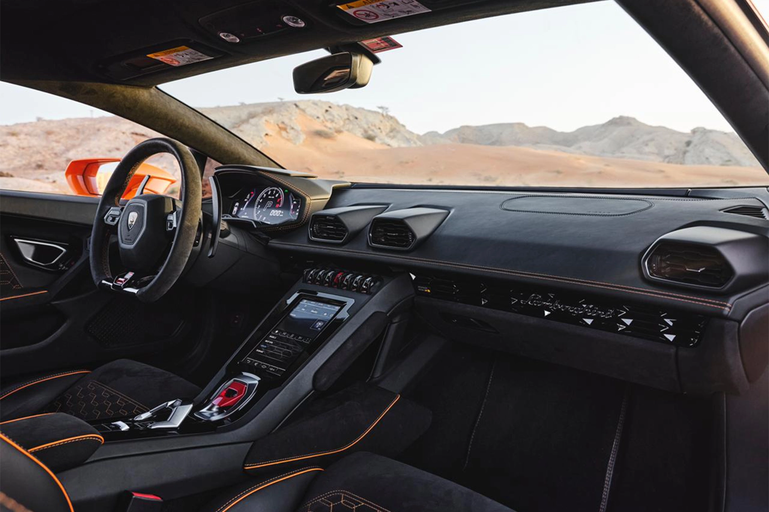 Rent Lamborghini Huracan Orange in Dubai photo 5