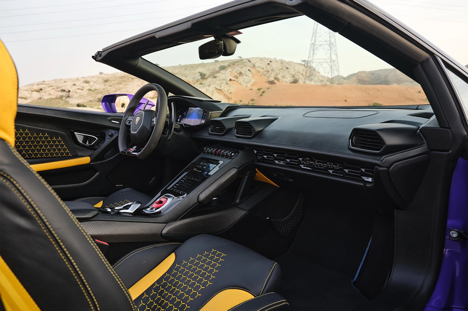 Lamborghini Huracan Purple for Rent in Dubai photo 4