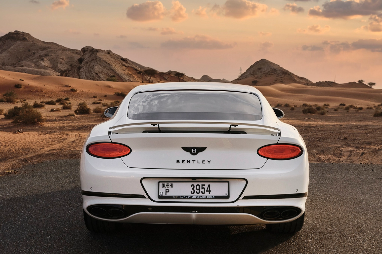 Bentley Continental GT White Rental in Dubai photo 3
