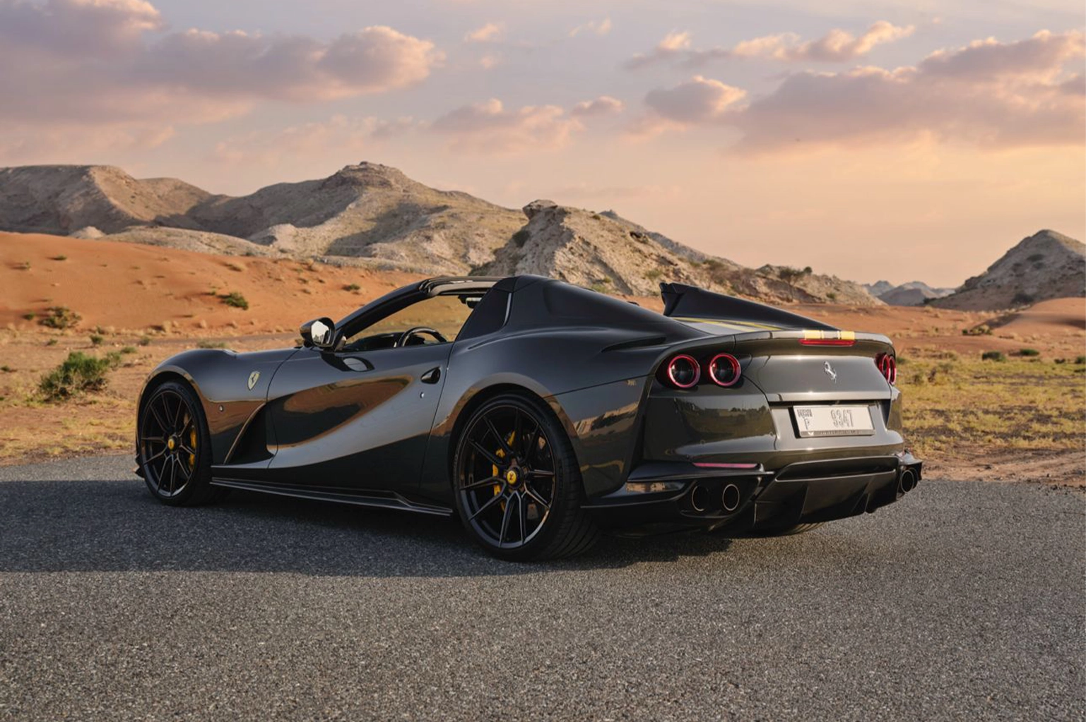 Ferrari 812 GTS Novitec Grey Rental in Dubai photo 2