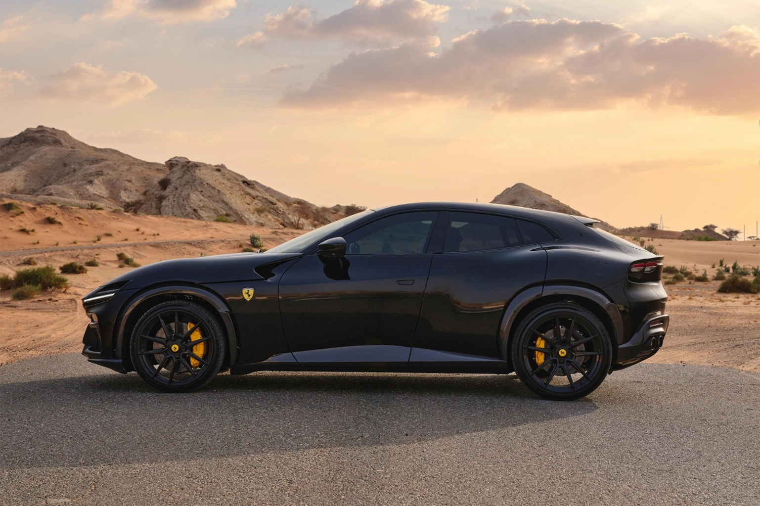 Ferrari Purosangue Novitec Black for Rent in Dubai photo 2