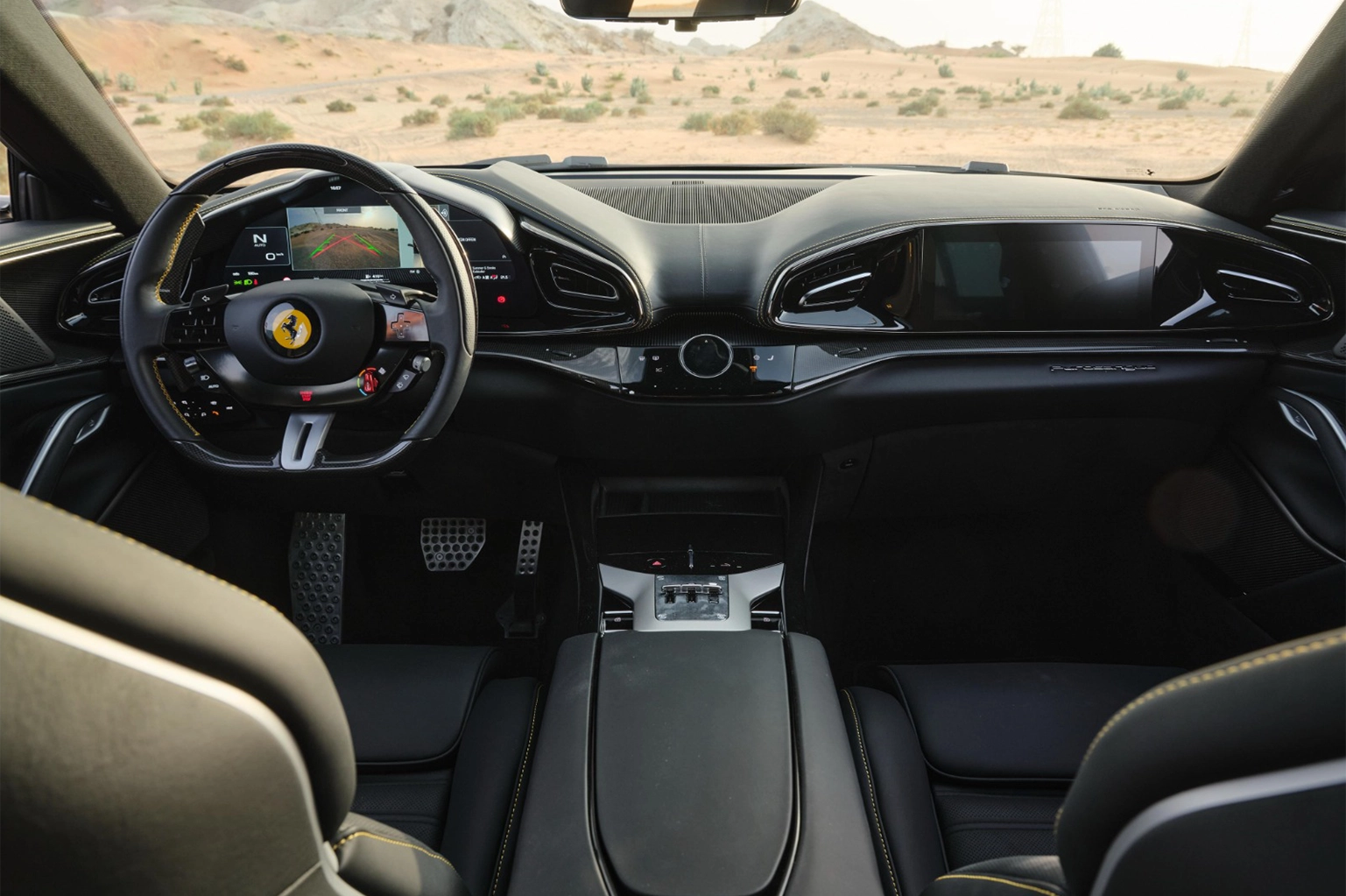 Ferrari Purosangue Novitec Black for Rent in Dubai photo 6