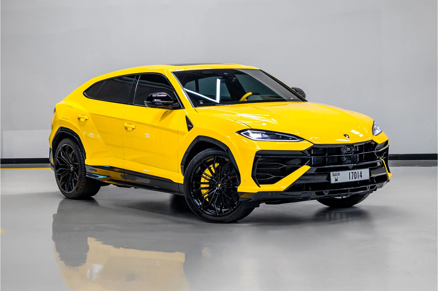 Rent a 2025 Lamborghini Urus Yellow in Dubai photo 2