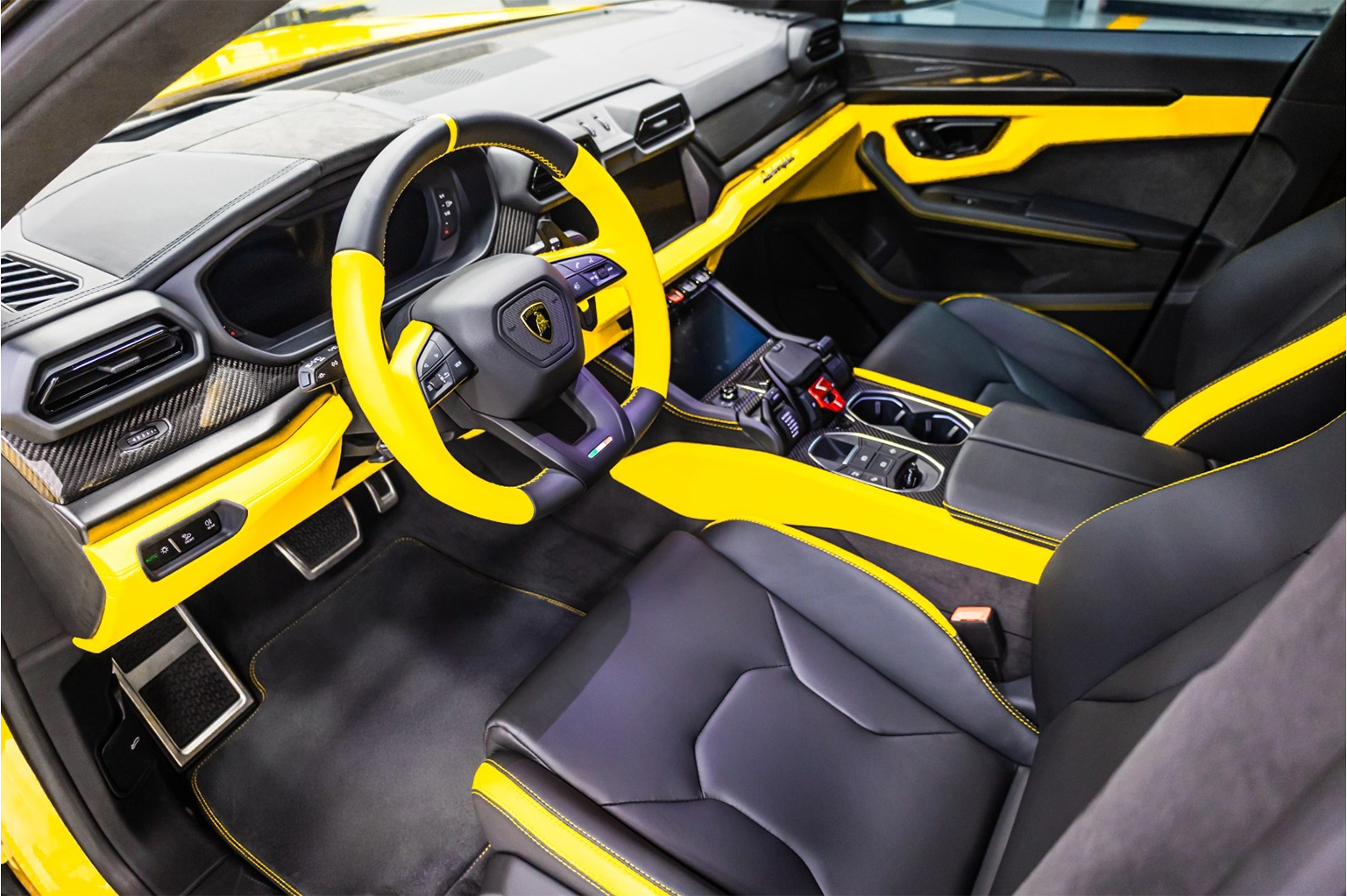 Rent a 2025 Lamborghini Urus Yellow in Dubai photo 3