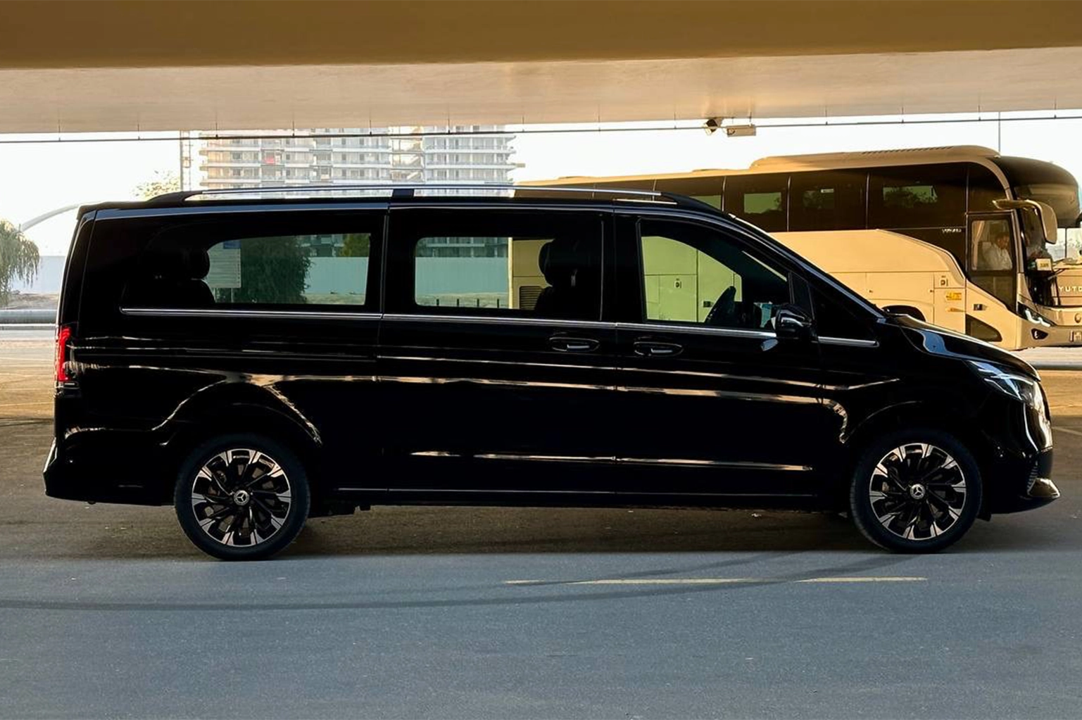 Hire 2026 Mercedes-Benz V300 Black in Dubai photo 3