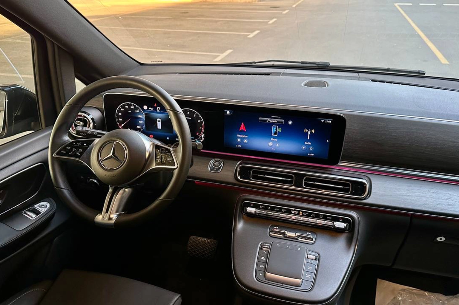 Hire 2026 Mercedes-Benz V300 Black in Dubai photo 5