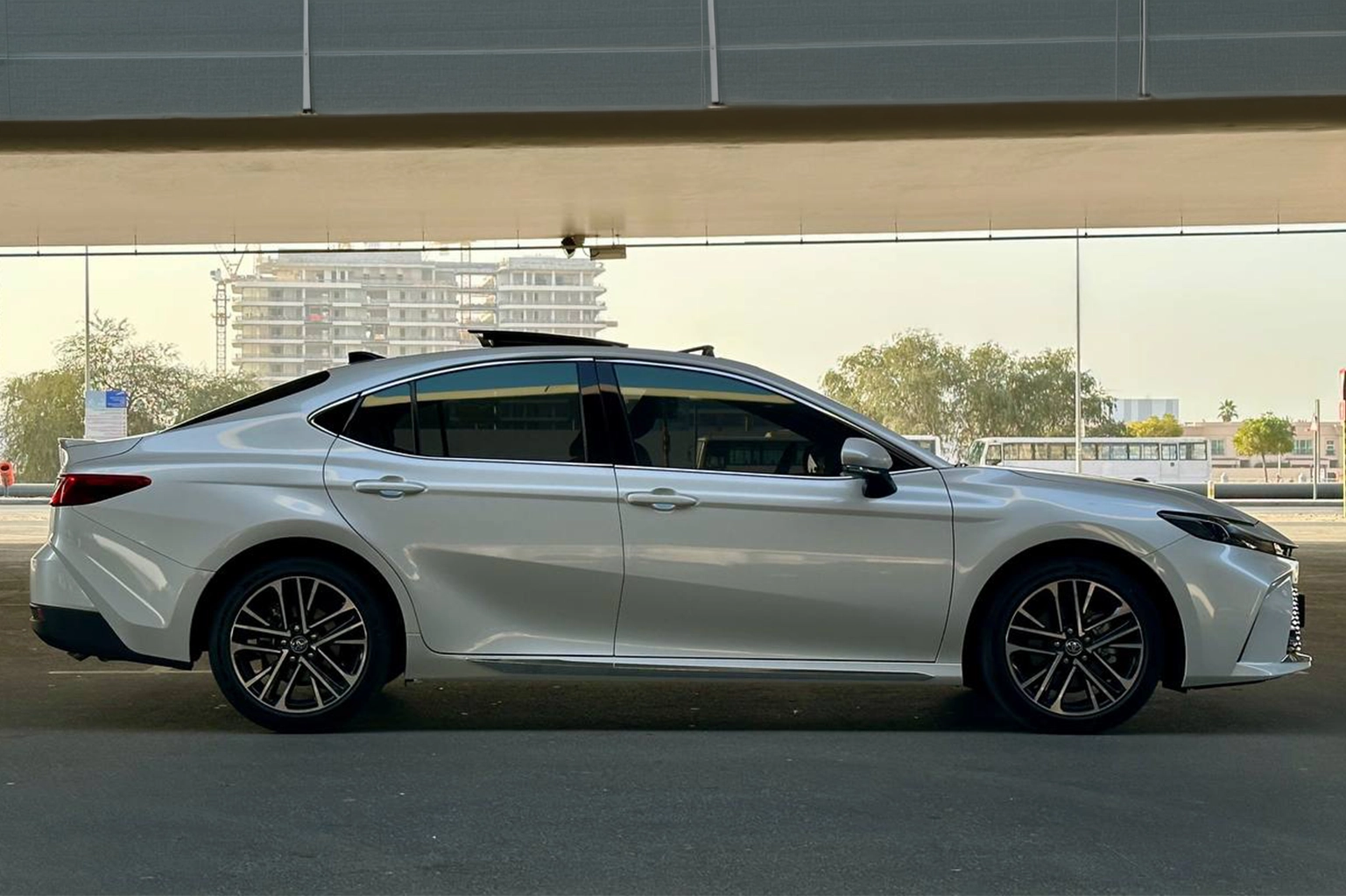 Hire 2026 Toyota Camry GLE White in Dubai photo 2