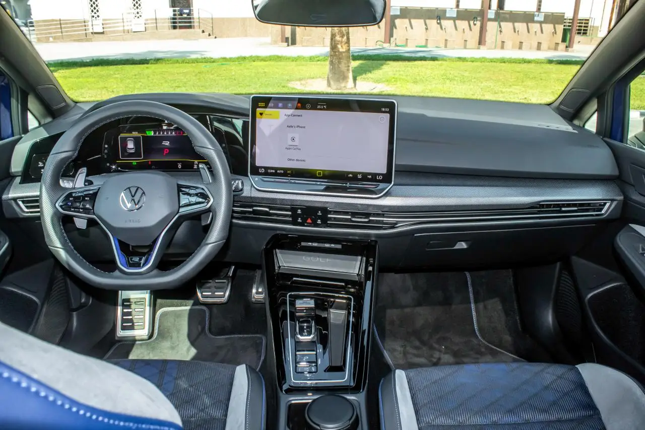 Rent a 2026 Volkswagen Golf R Blue in Dubai photo 3