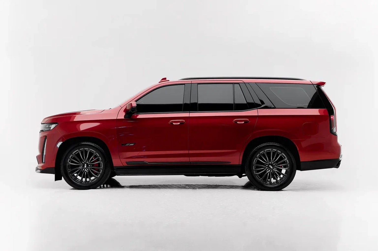 Rent a Cadillac Escalade-V Red in Dubai