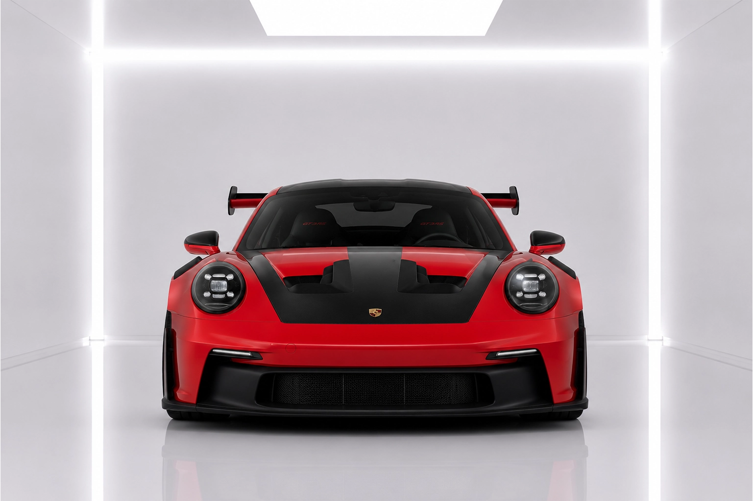 Porsche 911 GT3 RS Red Rental in Dubai photo 5
