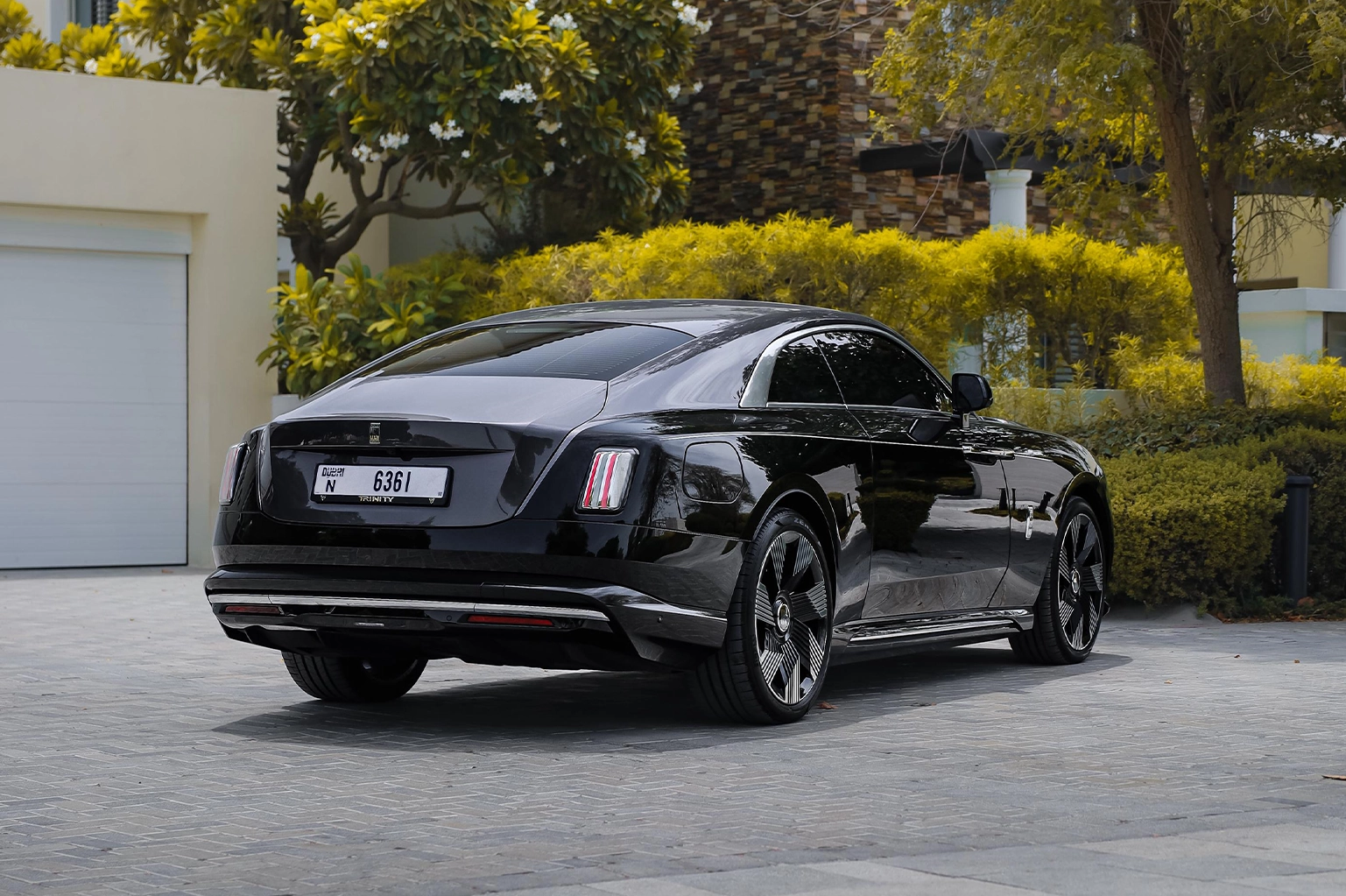 Rent a 2025 Rolls-Royce Spectre Black in Dubai photo 2