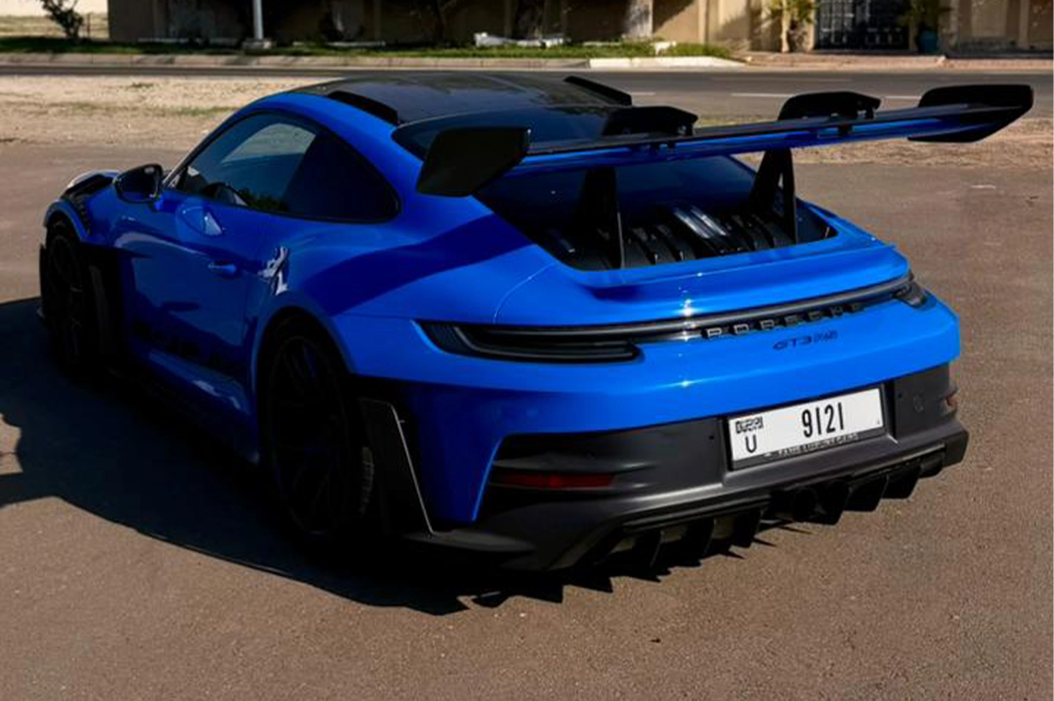 Rent Porsche 911 GT3 RS Blue in Dubai photo 2