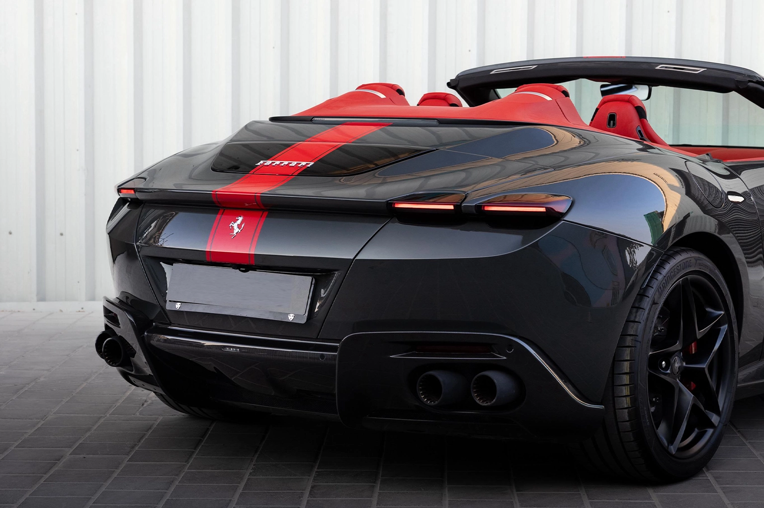 Rent Ferrari Roma Grey in Dubai photo 2