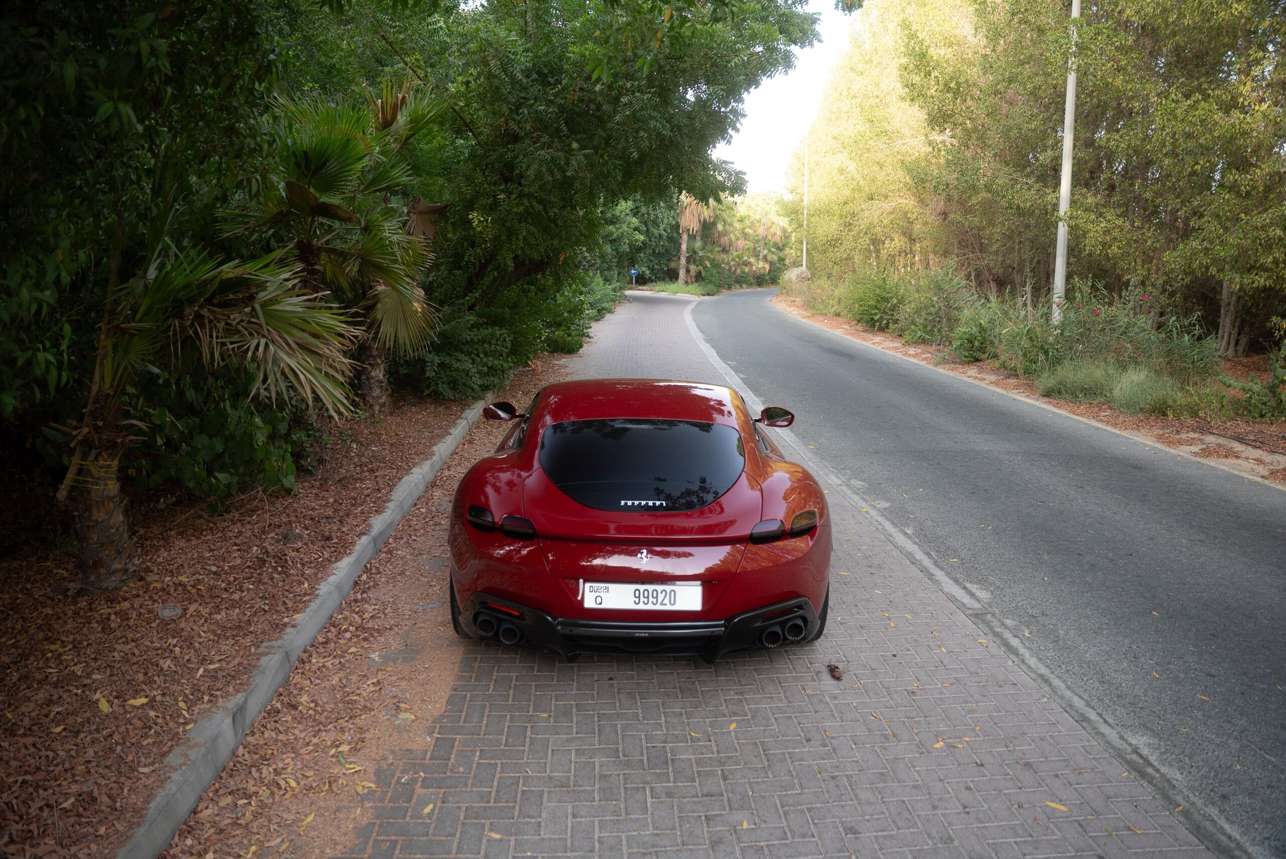 Hire Ferrari Roma Red in Dubai