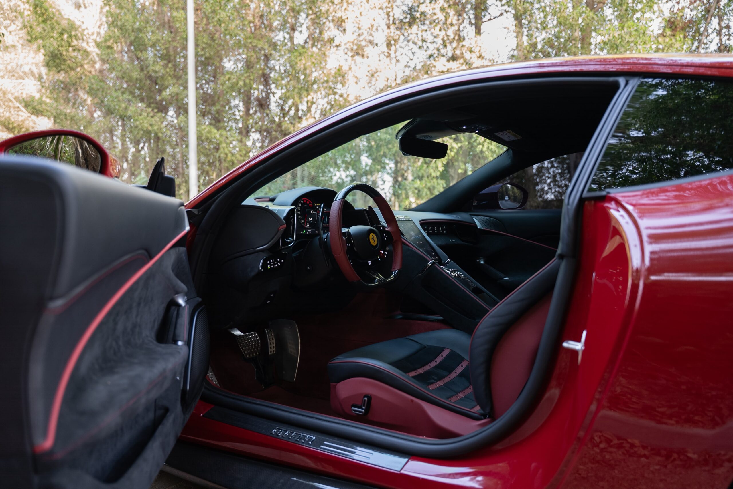 Hire Ferrari Roma Red in Dubai photo 6