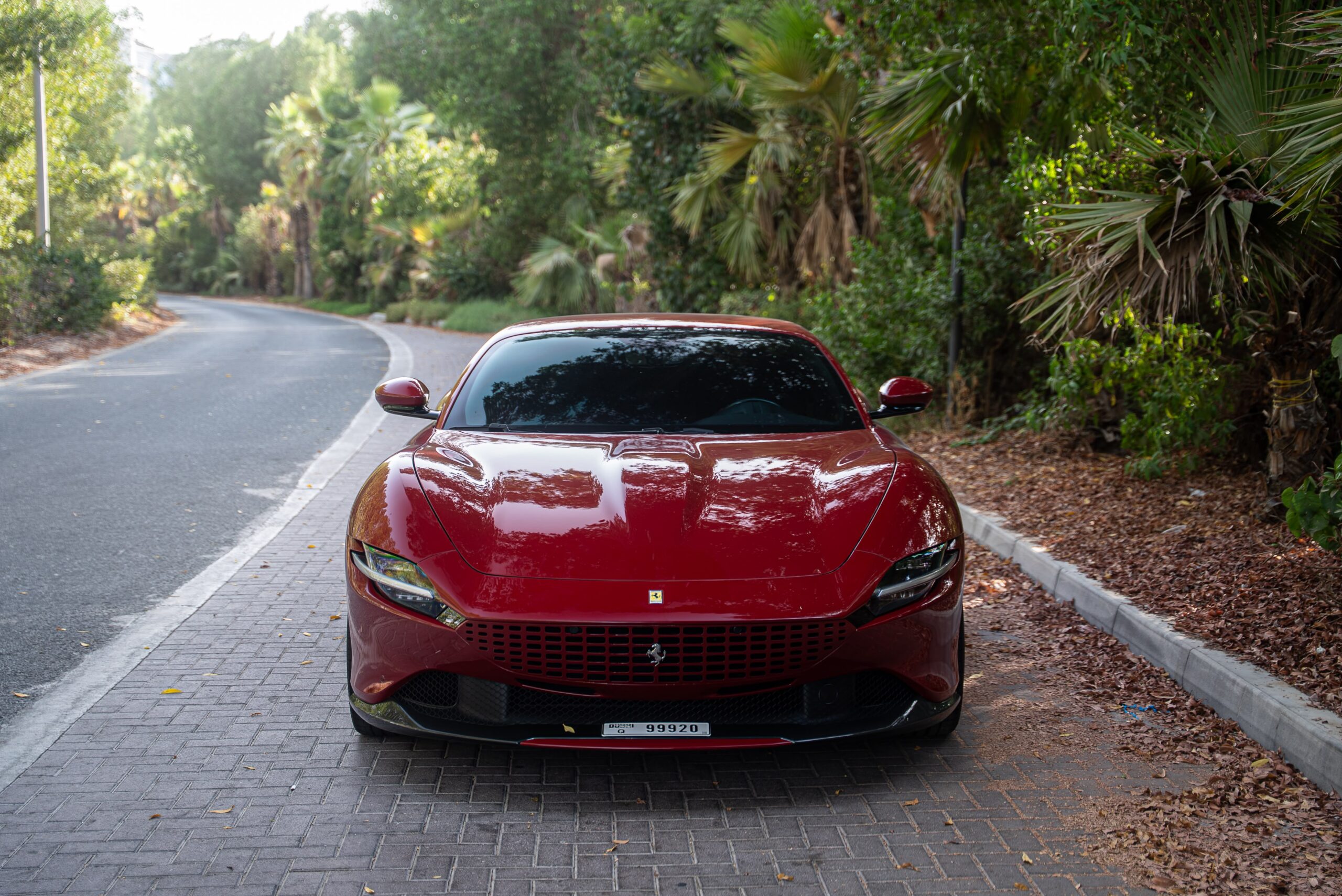 Hire Ferrari Roma Red in Dubai photo 7