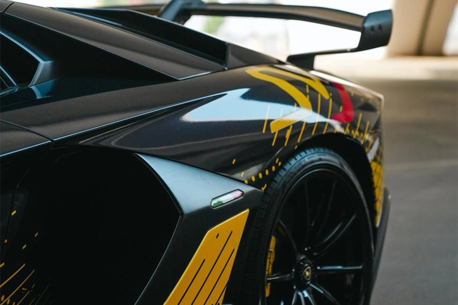 Hire Lamborghini Aventador SVJ Yellow in Dubai photo 3