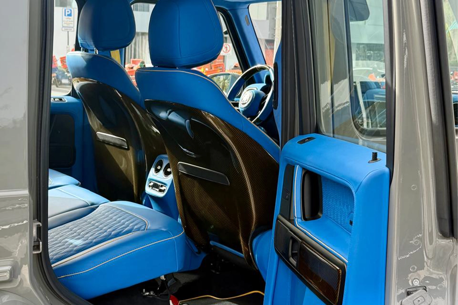Hire 2025 Mercedes-Benz G-Class Brabus Desert Sand in Dubai photo 3