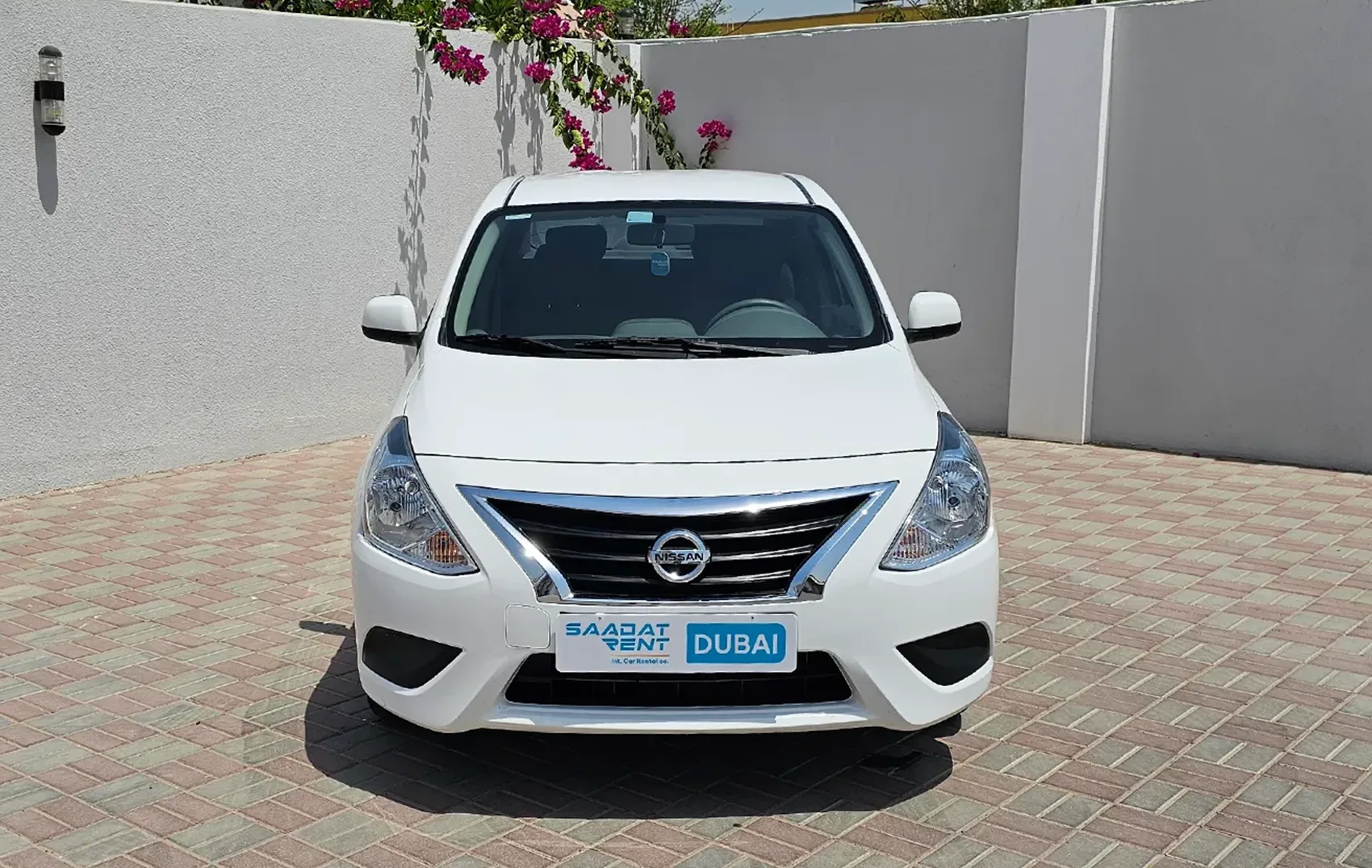 2024 Nissan Sunny White Rental in Dubai