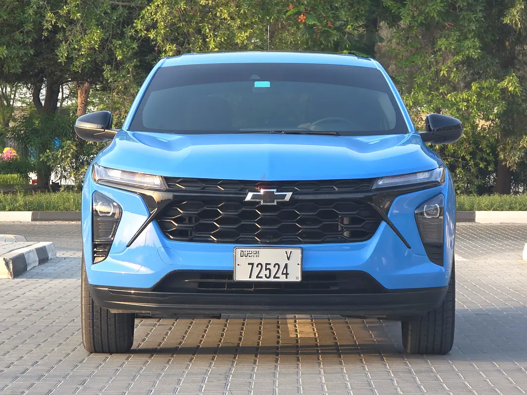 2024 Chevrolet Trax for Rent in Al Mamzar Front (Blue) rental in Al Mamzar Front, Dubai