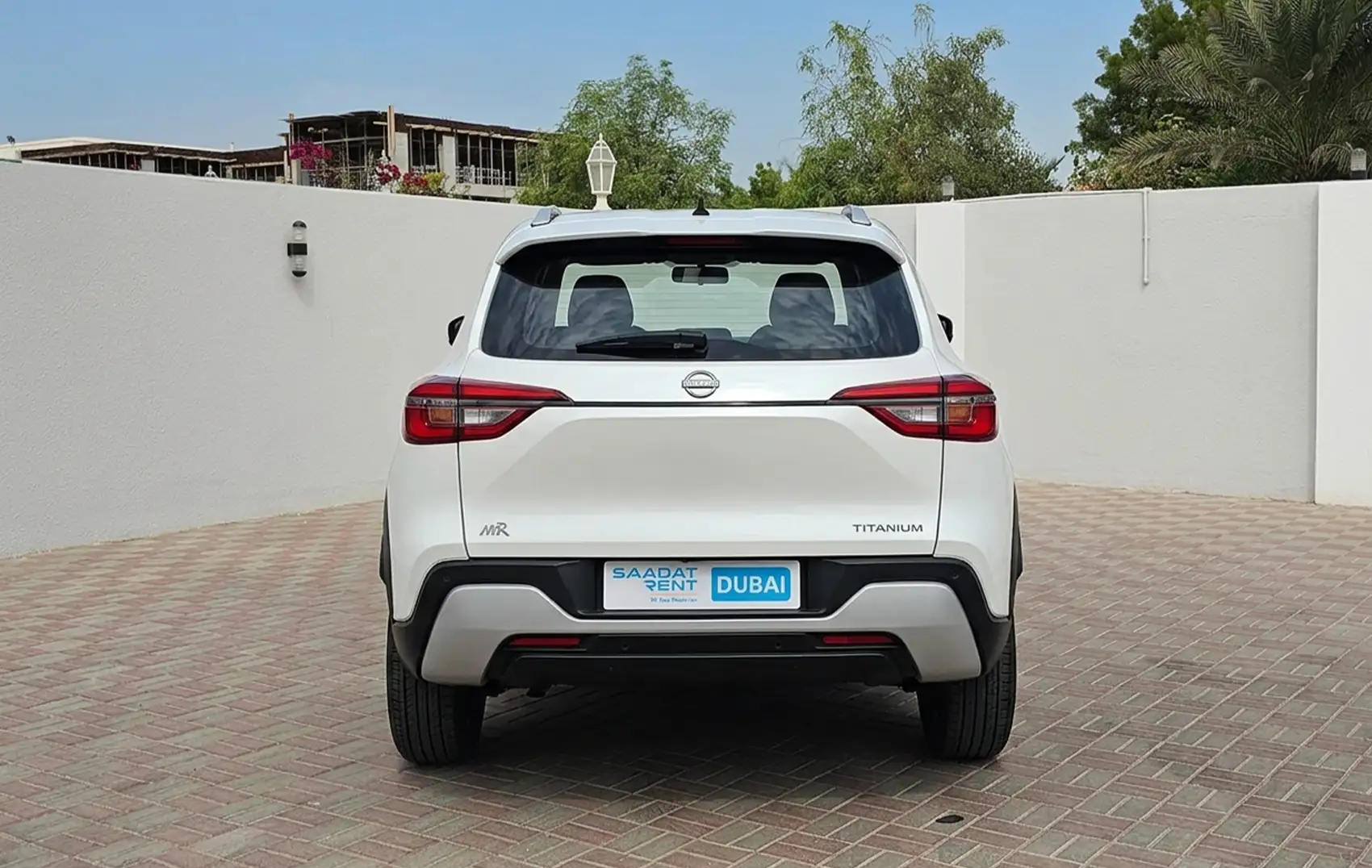 Rent a 2026 Nissan Magnite White in Dubai photo 3