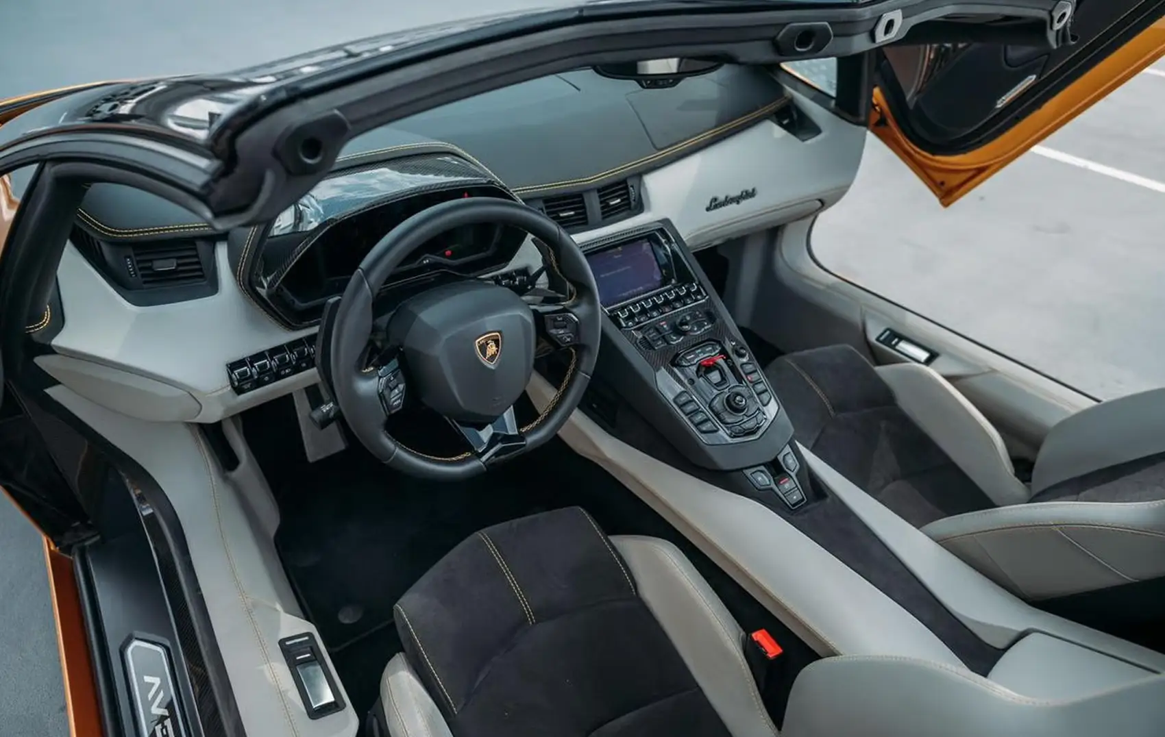 Lamborghini Aventador Roadster Black for Rent in Dubai photo 5