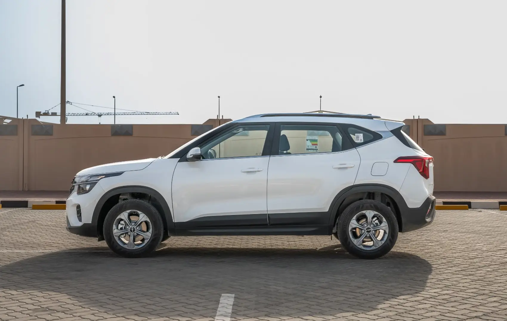 2024 Kia Seltos White Rental in Dubai photo 2