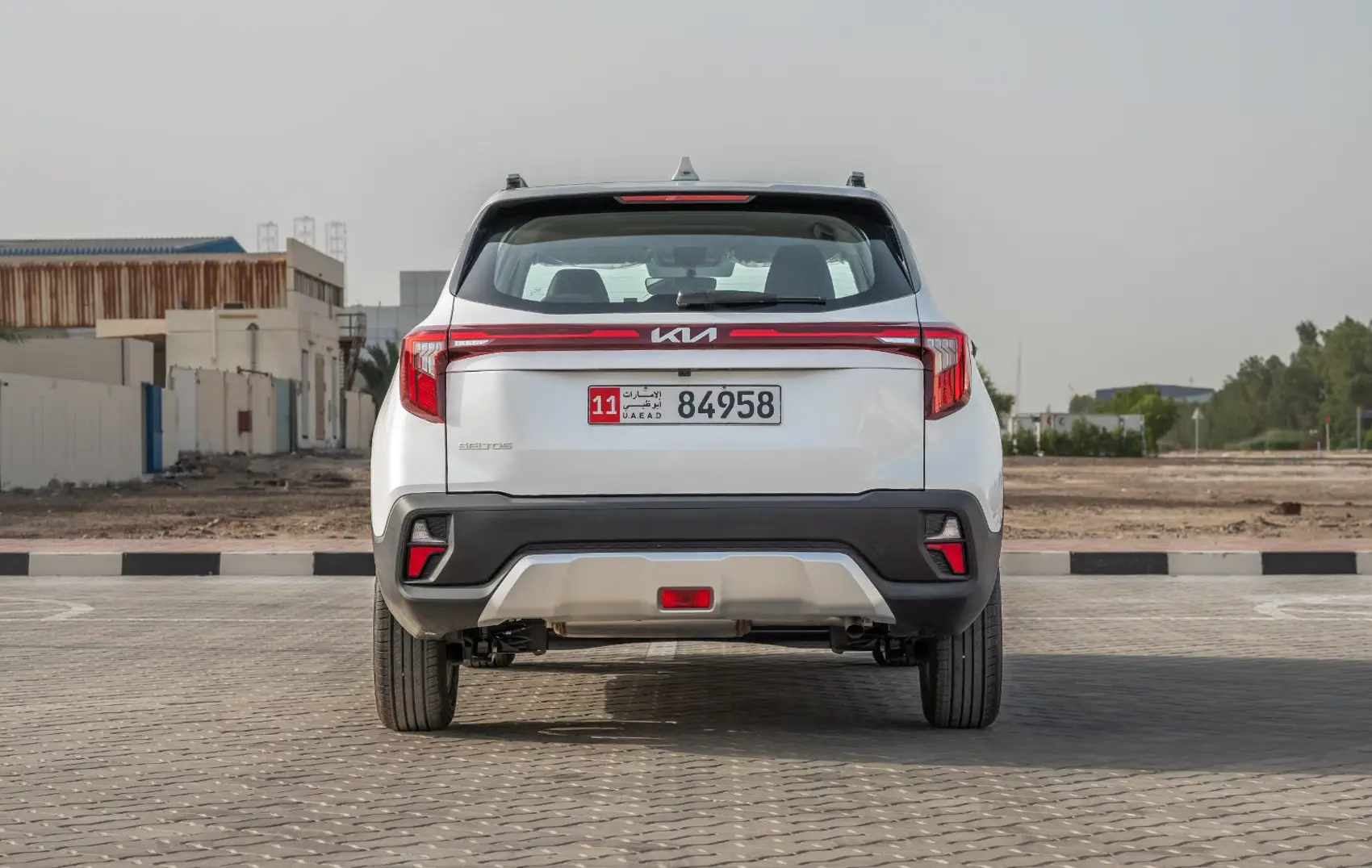 2024 Kia Seltos White Rental in Dubai photo 3