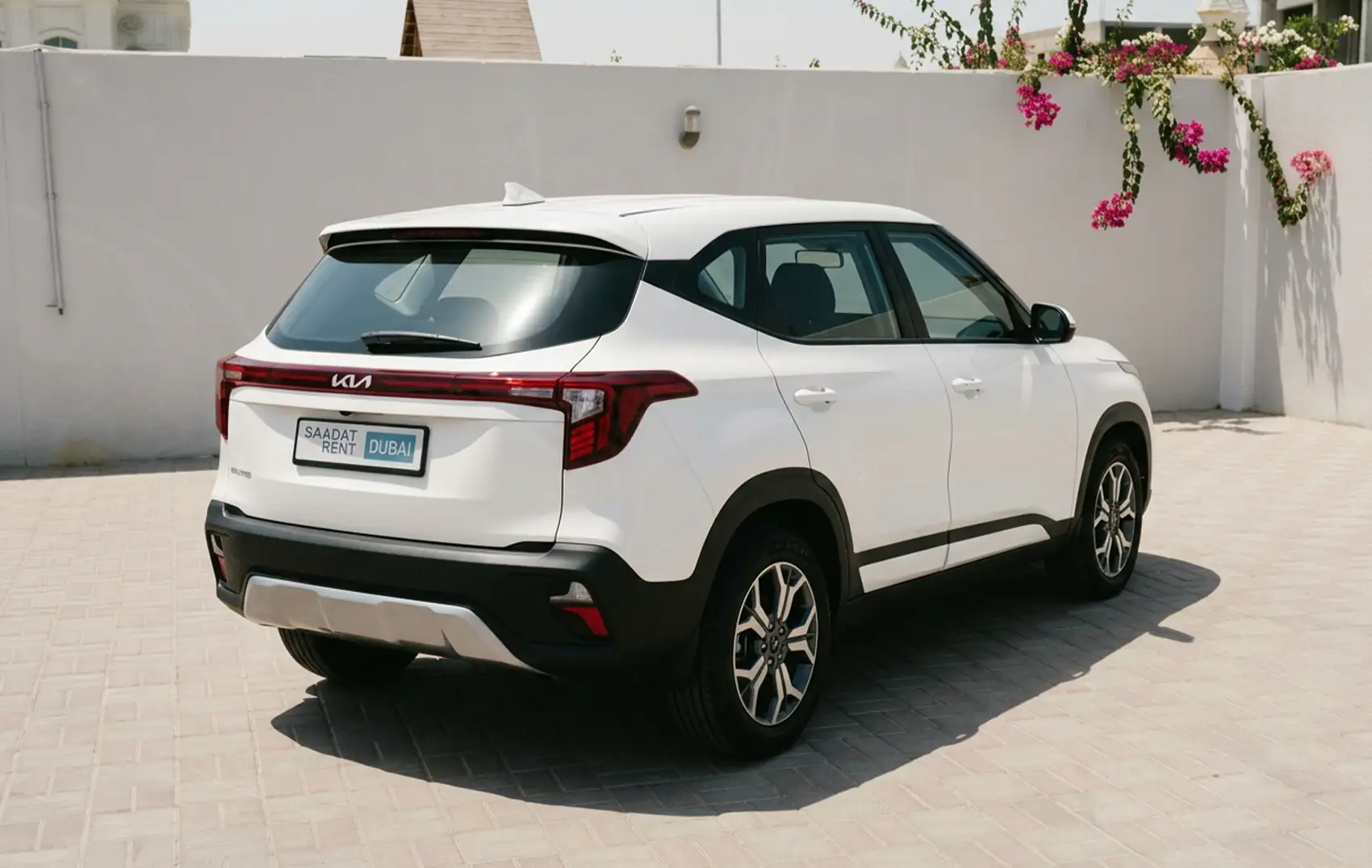 2024 Kia Seltos White Rental in Dubai photo 6
