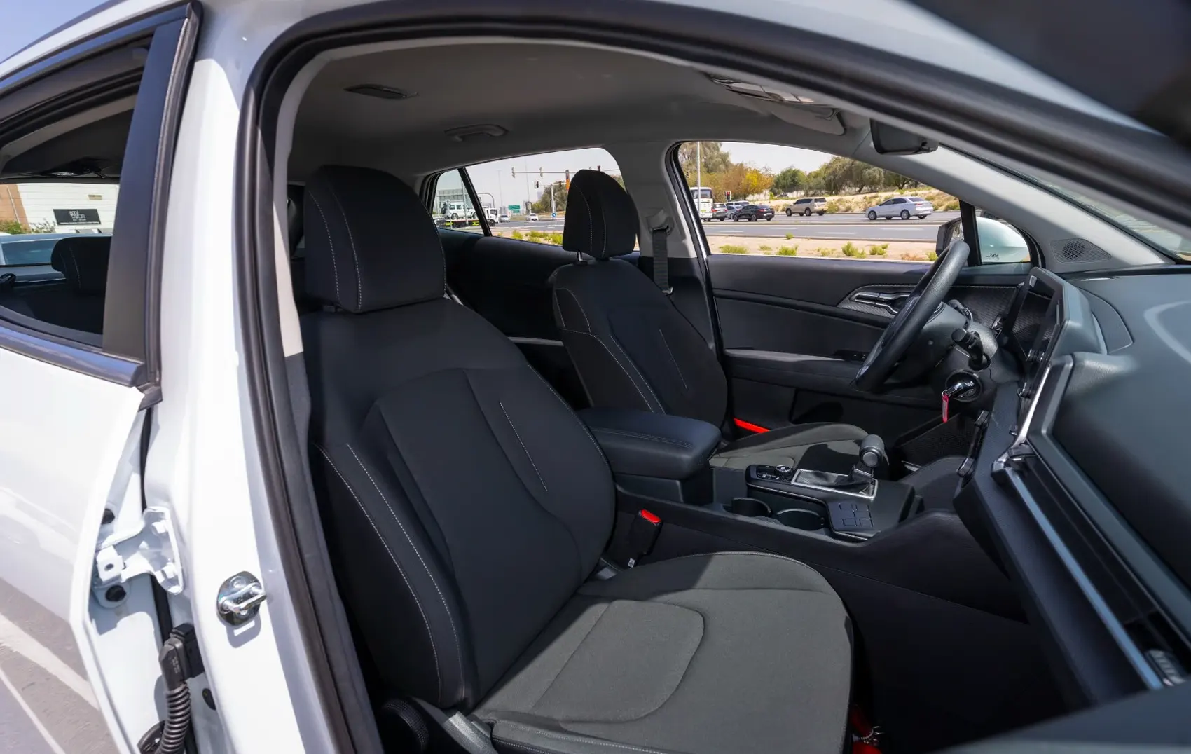 Rent a 2024 Kia Sportage White in Dubai photo 3