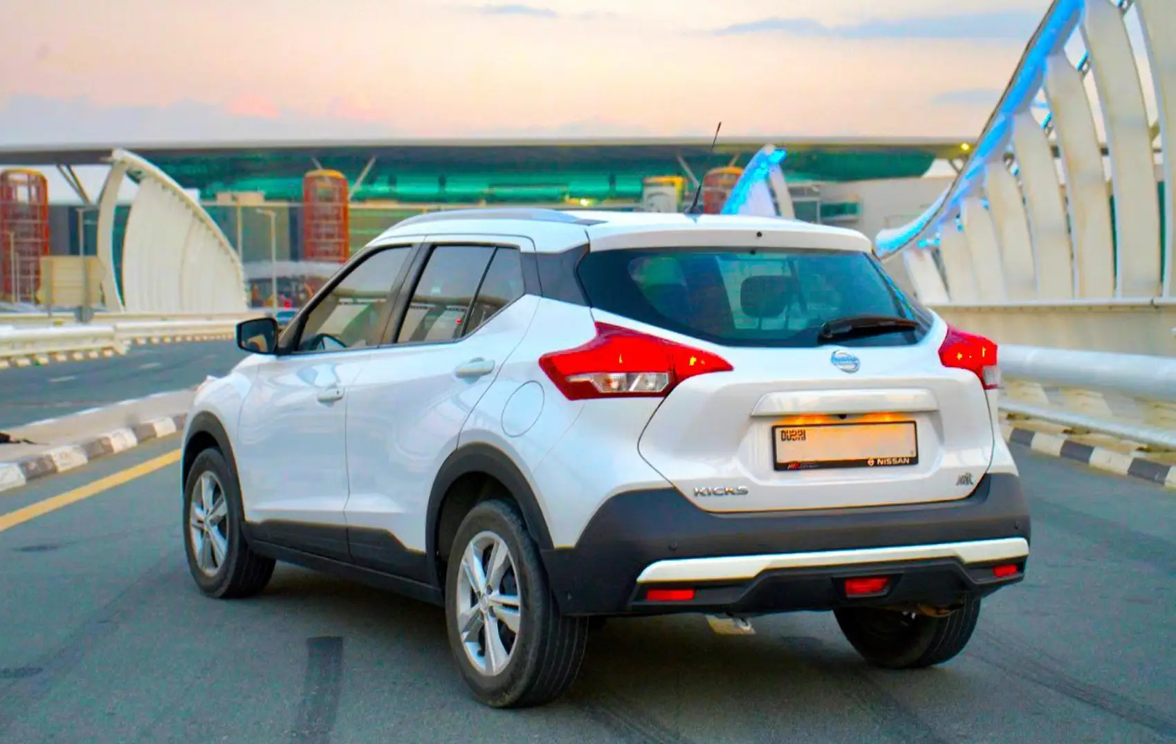 2024 Nissan Kicks White for Rent in Dubai photo 2